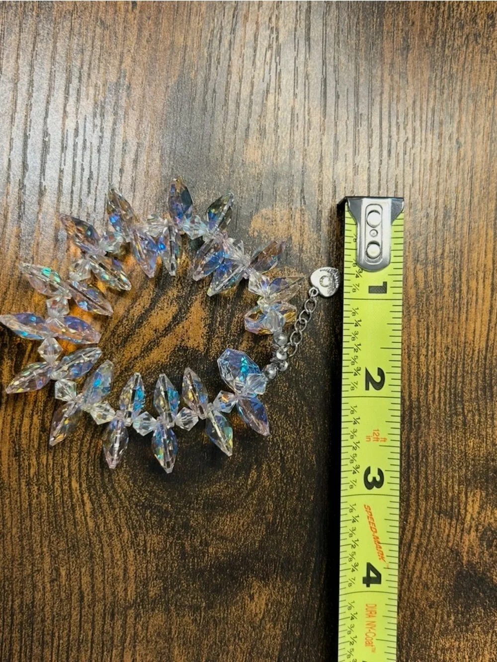 Neiman Marcus iridescent crystal